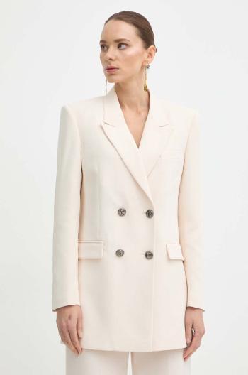 Sako Elisabetta Franchi béžová farba, jednoradové, jednofarebné, GI09542E2