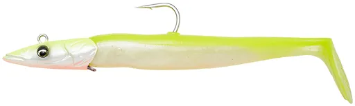 Savage gear gumová nástraha sandeel v2 sinking lemon back 2+1 - 15,5 cm 46 g