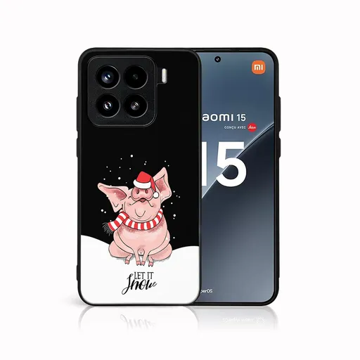 MY ART Kryt s vianočným dizajnom Xiaomi 15 LET IT SNOW (075)