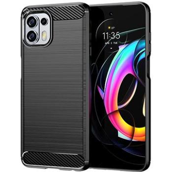 Carbon Case Flexible silikonový kryt na Motorola Moto Edge 20 Lite, černý (HUR31999)