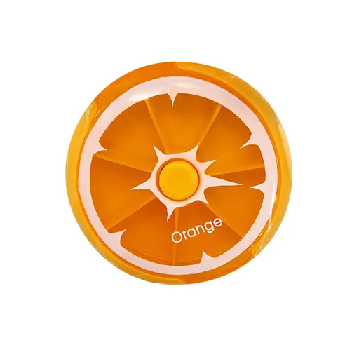 Dávkovač na lieky TORO 7 dní pomaranč