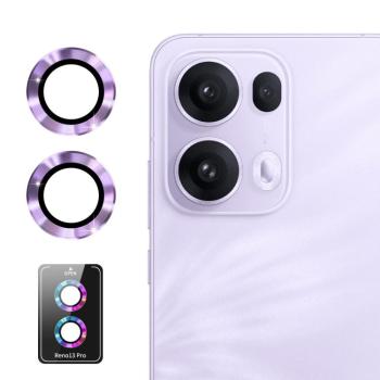 ENKAY ALU Sklo pre fotoaparát Oppo Reno13 Pro 5G PURPLE