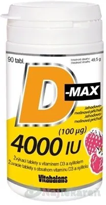 D-Max 4000 IU 90 tabliet