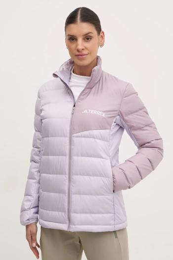 Páperová športová bunda adidas TERREX Multi ružová farba, prechodná, JD8415