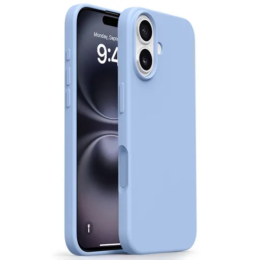 RUBBER MAGSAFE Silikónový kryt pre Apple iPhone 17 modrý