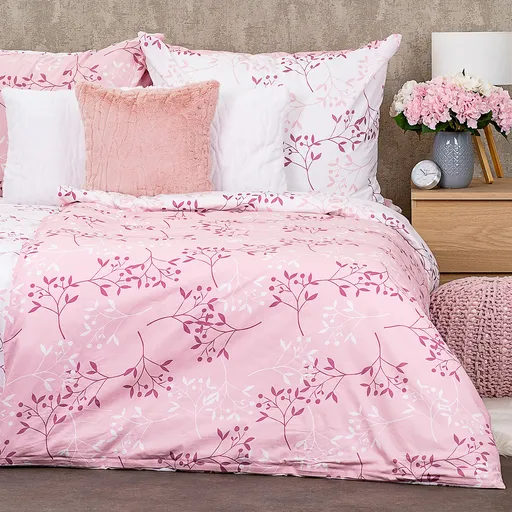 4Home Bavlnené obliečky Harmony ružová, 220 x 200 cm, 2 ks 70 x 90 cm