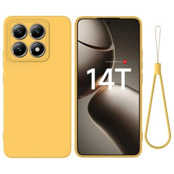 RUBBER Ochranný kryt pre Xiaomi 14T žltý