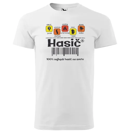 Tričko Hasič 100% (Veľkosť: 3XL)