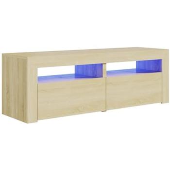 SHUMEE s osvetlením LED dub sonoma 120 × 35 × 40 cm (804358)