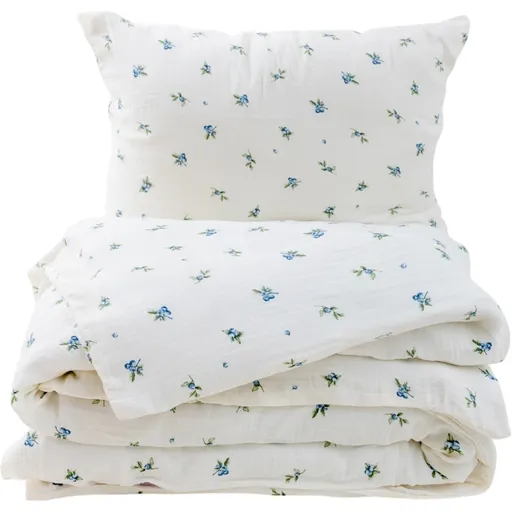 Matex Mušelínové obliečky Čučoriedky, 140 x 200 cm, 70 x 90 cm