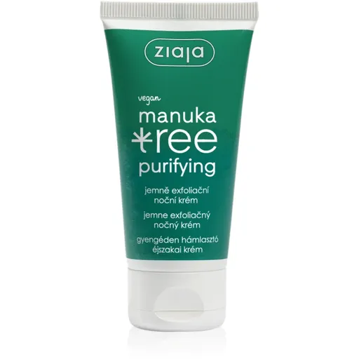 Ziaja Manuka Tree Purifying exfoliačný nočný krém pre mastnú a zmiešanú pleť 50 ml