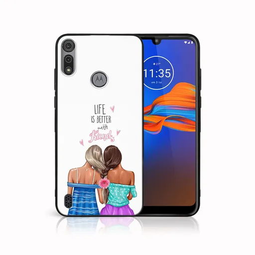 MY ART Silikónový kryt Motorola Moto E6s FRIENDS (060)
