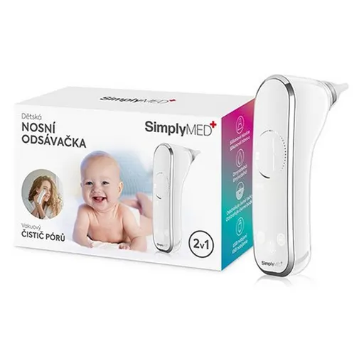 SIMPLYMED Detská nosová odsávačka a čistič pórov 2v1 JY-922