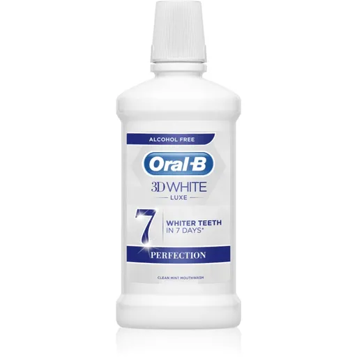 Oral-B 3D White Luxe ústna voda s bieliacim účinkom 500 ml