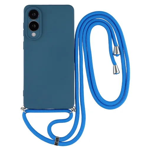 ROPE Kryt so šnúrkou Samsung Galaxy S25 Edge tmavomodrý