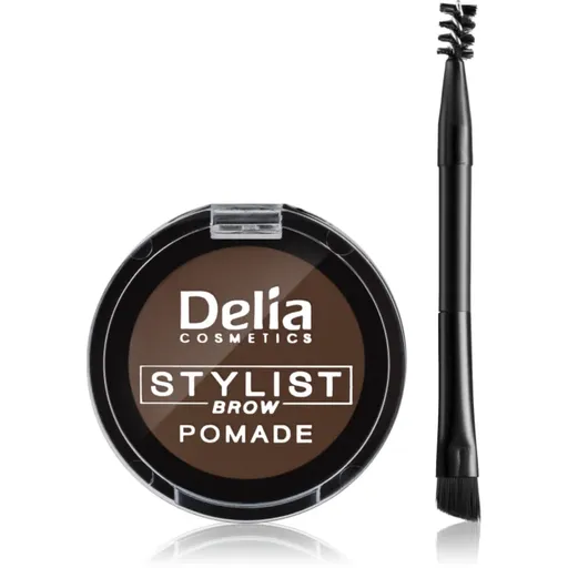 Delia Cosmetics Eyebrow Expert pomáda na obočie odtieň Dark Brown 4 g