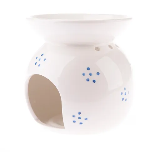 Porcelánová arómalampa Campesino biela, 9,8 x 12,5 cm