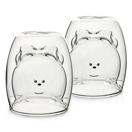 4Home Termo pohár Hot&Cool Lady Bear 250 ml, 2 ks