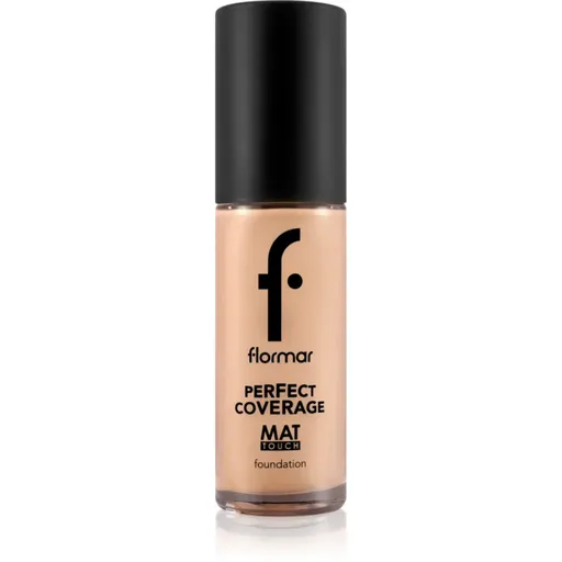 flormar Perfect Coverage Mat Touch Foundation zmatňujúci make-up pre zmiešanú až mastnú pokožku odtieň 308 Fair Ivory 30 ml