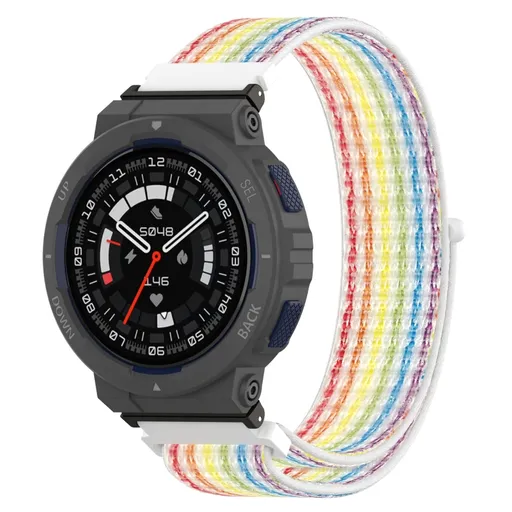 NYLON Remienok pre Amazfit Active Edge RAINBOW