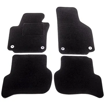 ACI textilné koberce pre VW Golf PLUS 05-09  čierne (pre okrúhle príchytky) sada 4 ks (5895X62)