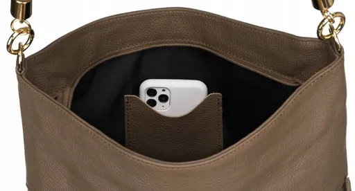 Shopper kabelka typu z prírodnej kože - Peterson