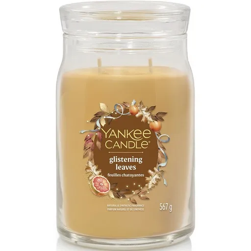 Yankee Candle Vonná sviečka veľká Signature Glistening Leaves, 567 g, L