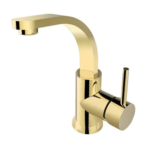 BESCO - Stojanková umývadlová batéria DECCO II Zlatá BABUDIIZL