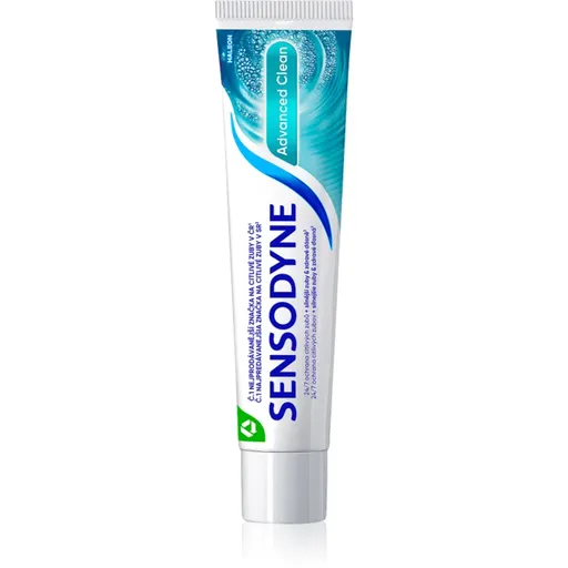 Sensodyne Advanced Clean zubná pasta s fluoridom pre kompletnú ochranu zubov 75 ml
