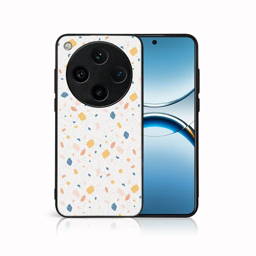 MY ART Ochranný kryt pre Oppo Find X8 Pro 5G ORANGE TERRAZZO (165)