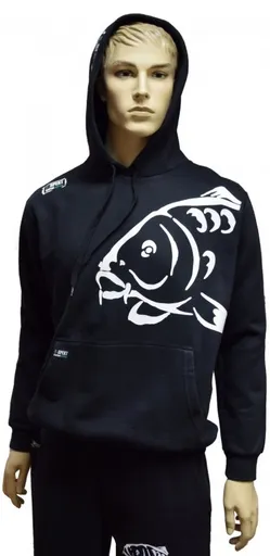 R-spekt mikina s kapucňou carper black-veľkosť xl