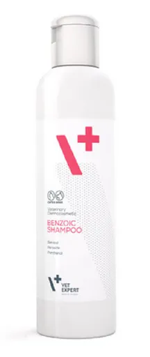 VetExpert Benzoic shampoo šampón pre psy a mačky s mastnou pokožkou 250ml