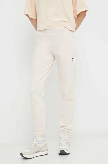 Bavlnené tepláky adidas Originals béžová farba, jednofarebné, IA6477