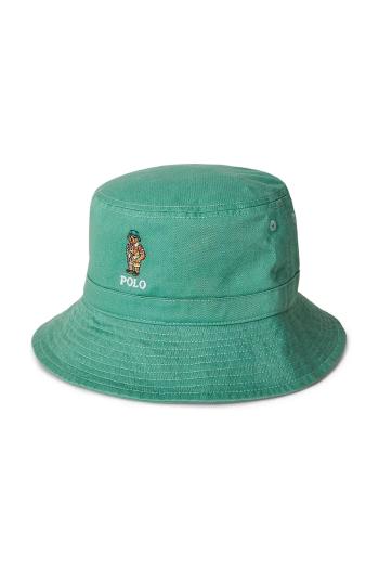 Klobúk Polo Ralph Lauren tyrkysová farba biela, 323935716002