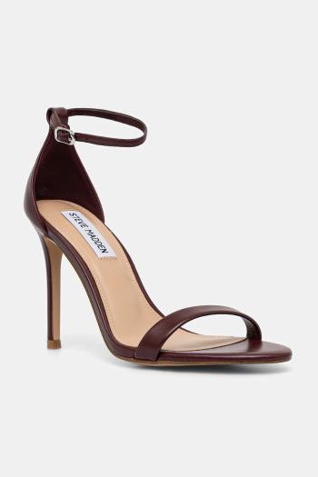 Kožené sandále Steve Madden Tecy bordová farba, 11002956