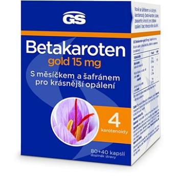 GS Betakaroten gold 15 mg, 80+40 kapslí (8595693300558)