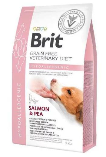 Brit Veterinary Diets GF dog Hypoallergenic granule pre psy 2kg