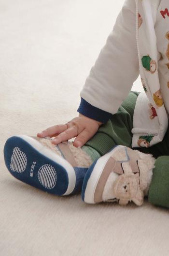 Topánky pre bábätká Mayoral Newborn béžová farba, 9785
