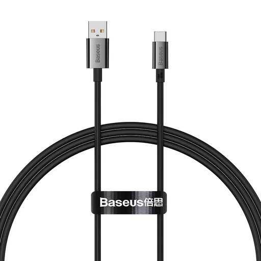 BASEUS SUPERIOR 100W Kábel USB / USB-C 1 meter čierny