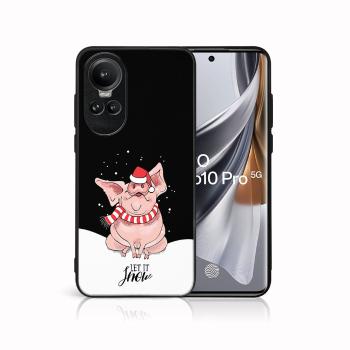 MY ART Kryt s vianočným dizajnom Oppo Reno10 5G / Reno 10 Pro 5G LET IT SNOW (075)