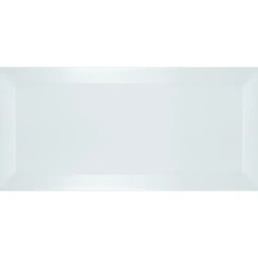 Obklad Ribesalbes Chic Colors blanco bisel 10x20 cm mat CHICC1347