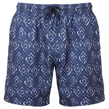 WOMBAT® Pánske plavkové šortky - Tmavomodrá / biela / aztec | S