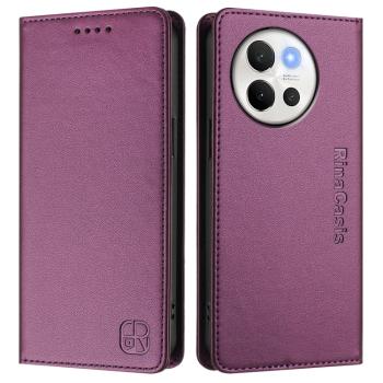 RINA Zaklápacie puzdro pre Vivo V40 Lite 5G tmavofialové
