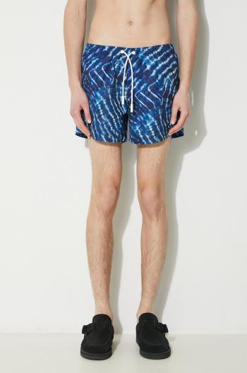 Plavkové šortky Marcelo Burlon Aop Sound Waves Swim Short CMFA003S24FAB0024501