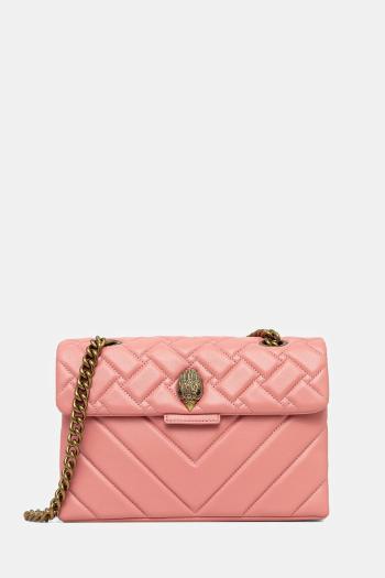 Kožená kabelka Kurt Geiger London KENSINGTON oranžová farba, 3586257109