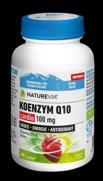 NATUREVIA KOENZÝM Q10 cardio 100 mg, vitamíny B1+E, selén 60 kapsúl