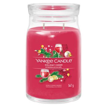 YANKEE CANDLE Signature Vonná sviečka veľká 2 knôty Holiday Cheer 567 g