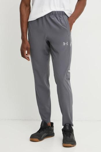 Tréningové nohavice Under Armour Woven Utility šedá farba, jednofarebné, 1389256