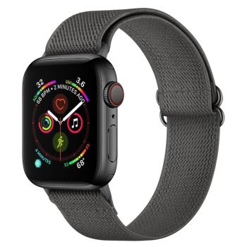 NYLON Remienok pre Apple Watch Ultra 1 / 2 (49mm) / 9 / 8 / 7 (45mm) tmavošedý