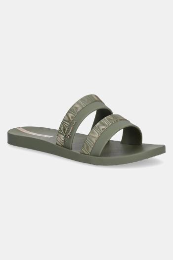 Šľapky Ipanema MESH SLIDE F dámske, zelená farba, 83649-BB783